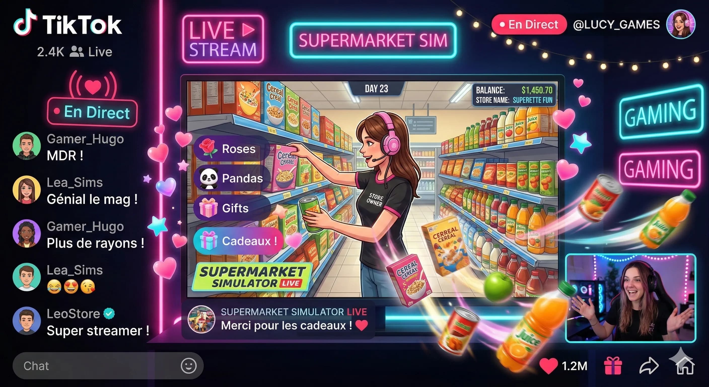 Supermarket Simulator